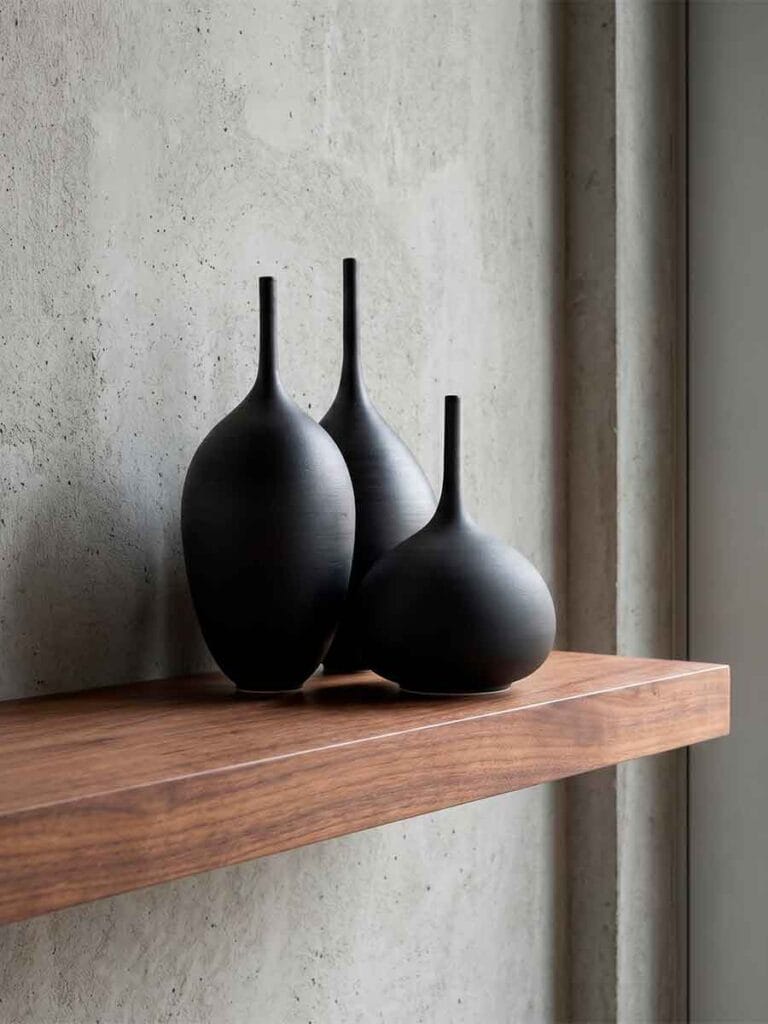 Handmade high-fire stoneware ceramic art — Unikas collection by Fernando Durao, ships to the US